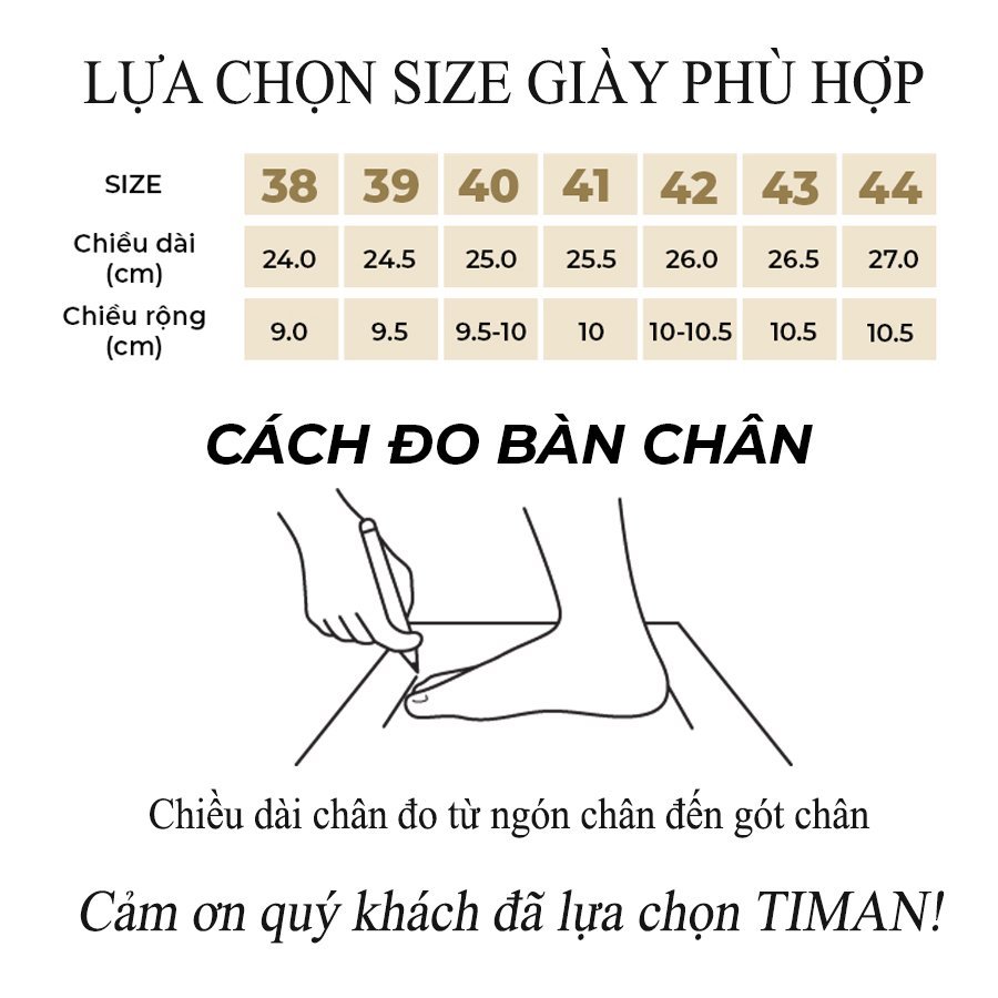 Giày Lười Nam M Timanvn TM49