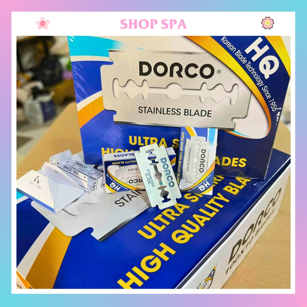 Dao Lam Spa, Dao Lam Dorco Hộp 100 Lưỡi Bền Sắc