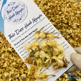 Hoa nhài khô 100g, trà hoa lài, bông nở, dùng pha tràm ướp trà cực thơm - Thảo dược hạnh nguyên