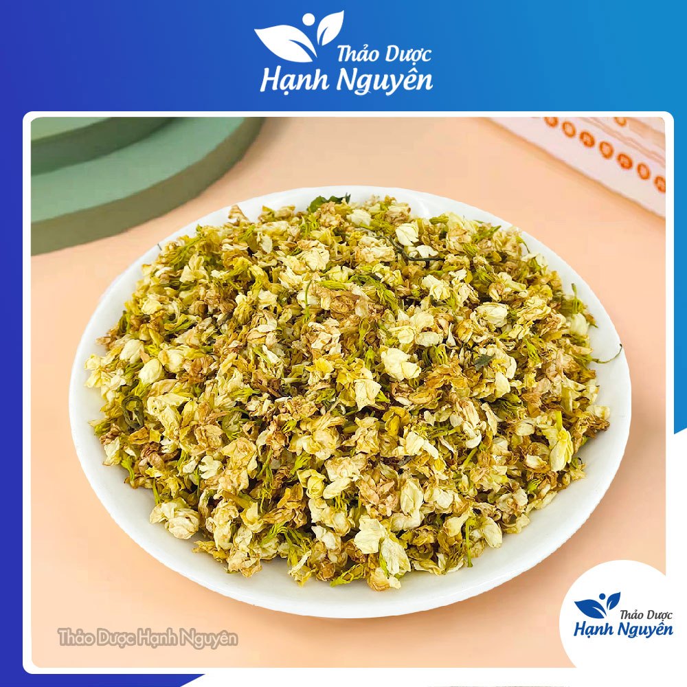 Hoa nhài khô 100g, trà hoa lài, bông nở, dùng pha tràm ướp trà cực thơm - Thảo dược hạnh nguyên