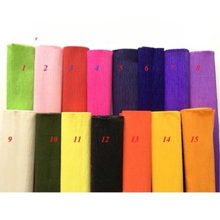 Giấy nhún làm hoa handmade, giấy nhún cuộn 50cmx250cm làm hoa