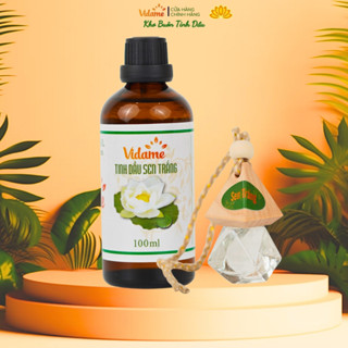 Tinh Dầu Sen Trắng 100ML VIDAME  Hàng Cao Cấp, hương hoa sen thơm mát, thanh tịnh, thư giãn
