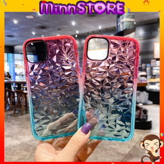 Ốp điện thoại iphone chống sốc dành cho 13/12/11 pro max màu gradient mềm dẻo Minncase