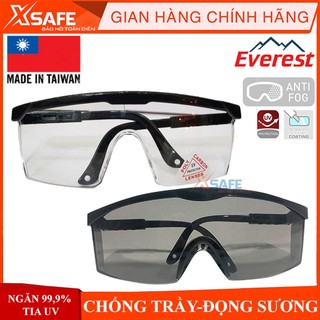 Kính bảo hộ Everest EV105B Kính chống bụi, chống tia UV, chống trầy xước, đọng sương, bảo vệ mắt