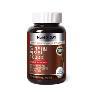 Viên uống Nutri D-Day Biotin 10000 mcg hỗ trợ mọc tóc, chống rụng, giúp tóc và móng chắc khoẻ