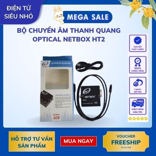 Bộ Chuyển Âm Thanh Quang Optical Netbox HT2
