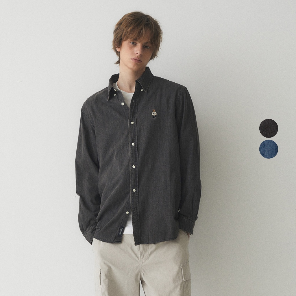 Áo Sơ Mi WHO.A.U Steve Denim Shirts_WHYJE4823U