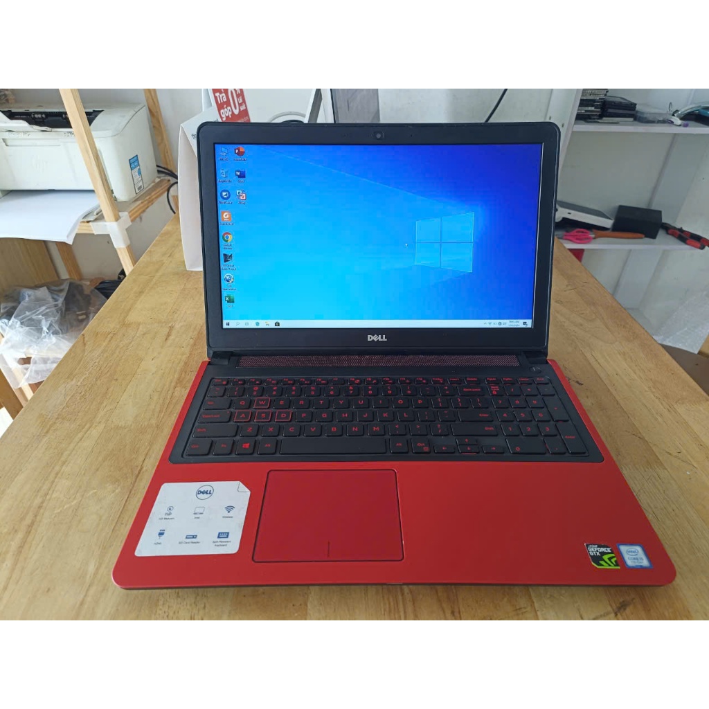 DELL GAMING 5577 CORE I5 7300HQ RAM 16G SSD 256G 15.6INCH FHD VGA GTX 1050