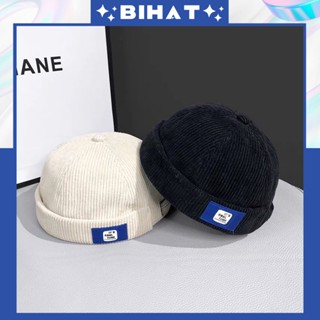 Mũ miki hat, nón tròn không vành lưỡi trai cho nam, nữ chất nhung gân cao cấp thời trang MU269