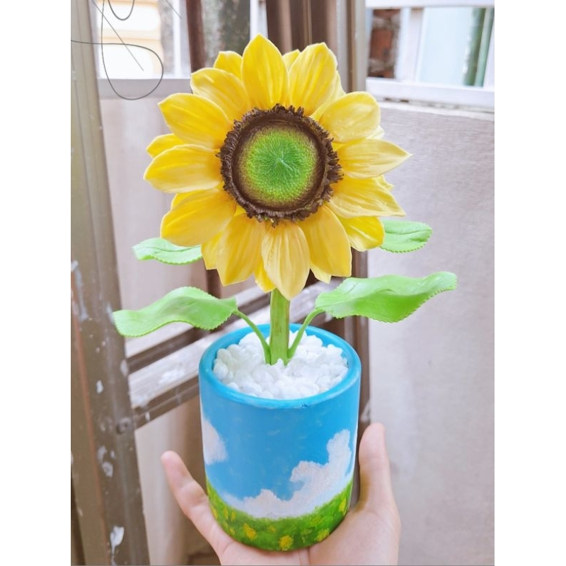 Hoa hướng dương đất sét