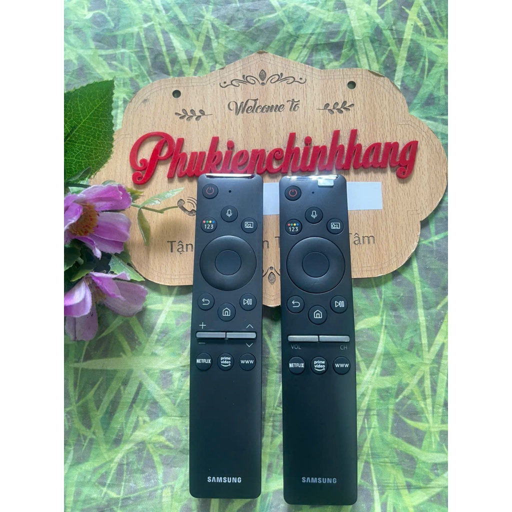🎀Remote tivi Samsung 4k giọng nói 2 mẫu cong và thẳng