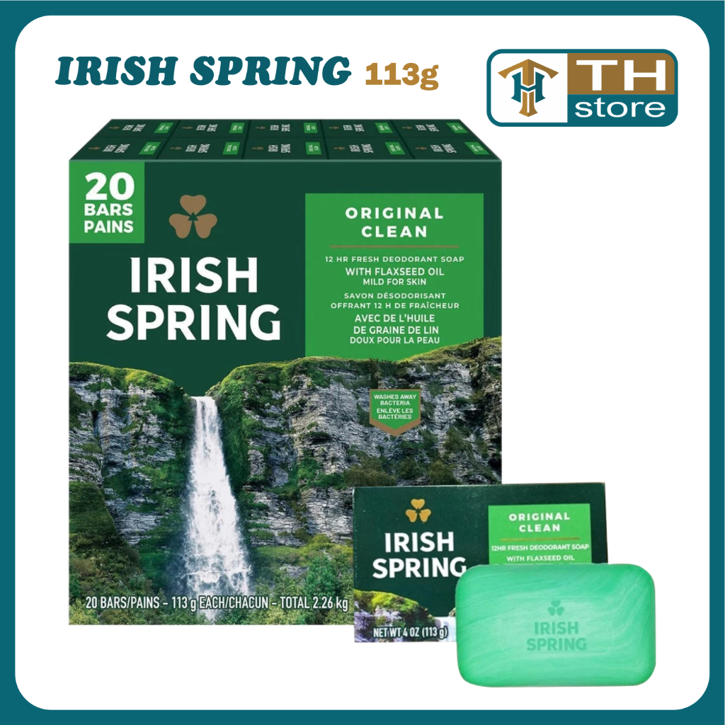 Xà bông cục IRISH SPRING nhập khẩu Mỹ 113g