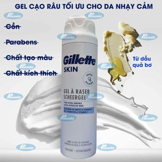 Gel & Bọt cạo râu Gillette (Thoải mái hơn khi cạo râu)