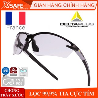Kính bảo hộ Deltaplus Fuji2 Mắt kính chống bụi, chống tia UV, chắn gió, chống trầy xước, đọng sương