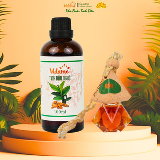 Tinh Dầu Nghệ Vàng Nguyên Chất VIDAME, tinh chất nghệ thơm phòng, khử mùi, hương thơm tự nhiên