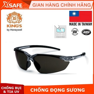 Kính bảo hộ Kings KY714 chống bụi, tia UV, chống đọng sương, dùng trong lao động, đi xe máy, tròng kính râm