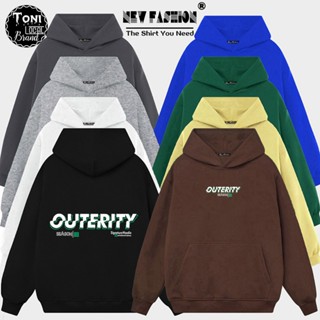 Áo Hoodie OUTERITY SEASON Local Brand nỉ bông Cực dày Form rộng Unisex (HD9010L - Hàng Chính Phẩm)