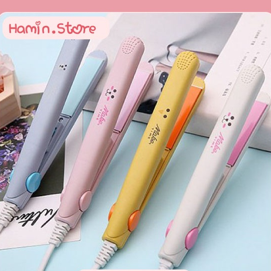 Máy Làm Tóc , Máy Là uốn Duỗi Tóc Mini 5 IN 1 Tiện Lợi,Nhỏ Gọn Hamin