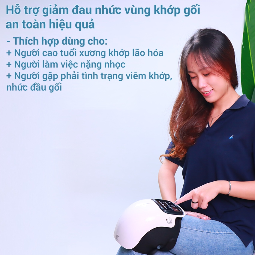 Máy massage đầu gối, máy mát xa xoa bóp khớp gối, chữa đau chân và đầu gối ở người già K705