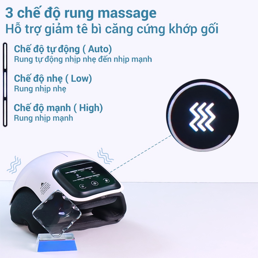Máy massage đầu gối, máy mát xa xoa bóp khớp gối, chữa đau chân và đầu gối ở người già K705