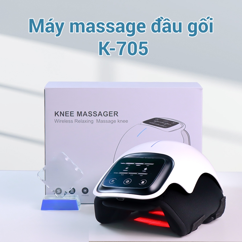 Máy massage đầu gối, máy mát xa xoa bóp khớp gối, chữa đau chân và đầu gối ở người già K705