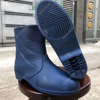 Ủng NGẮN màu DƯƠNG. Ủng cổ thấp đi mưa, làm bếp, làm vườn. Ủng cổ ngắn TGP chống nước chống trượt