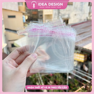 [ KHÔNG KÈM CARD ] Túi kính OPP, bao kiếng đựng CARD, bọc kính có keo đựng thẻ cảm ơn - Size 10x6cm - Bịch trong suốt