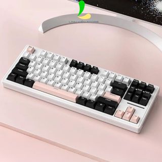  Bàn Phím Cơ Không Dây Xinmeng M87 - Bàn Phím Cơ Gaming 3 Chế Độ Kết Nối Hotswap Mạch Xuôi LED RGB 