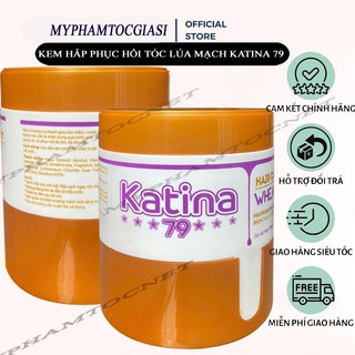 (+TẶNG NÓN TRÙM) KEM HẤP DẦU KATINA-79 - HAIR CARE CREAM- Hấp ủ tóc hương LÚA MẠCH
