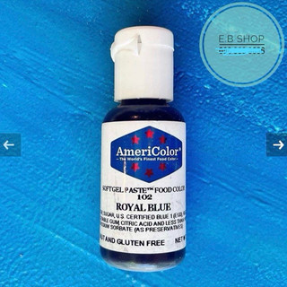 Màu AmeriColor - ROYAL BLUE 21Gr màu thực phẩm màu gel trang trí bánh