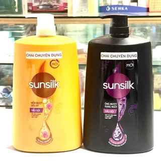 [ 1.4kg ] Dầu gội Sunsilk 1.4kg làm sạch và mềm mượt tóc gấp 5 lần, cho mái tóc ngát hương suốt 48h
