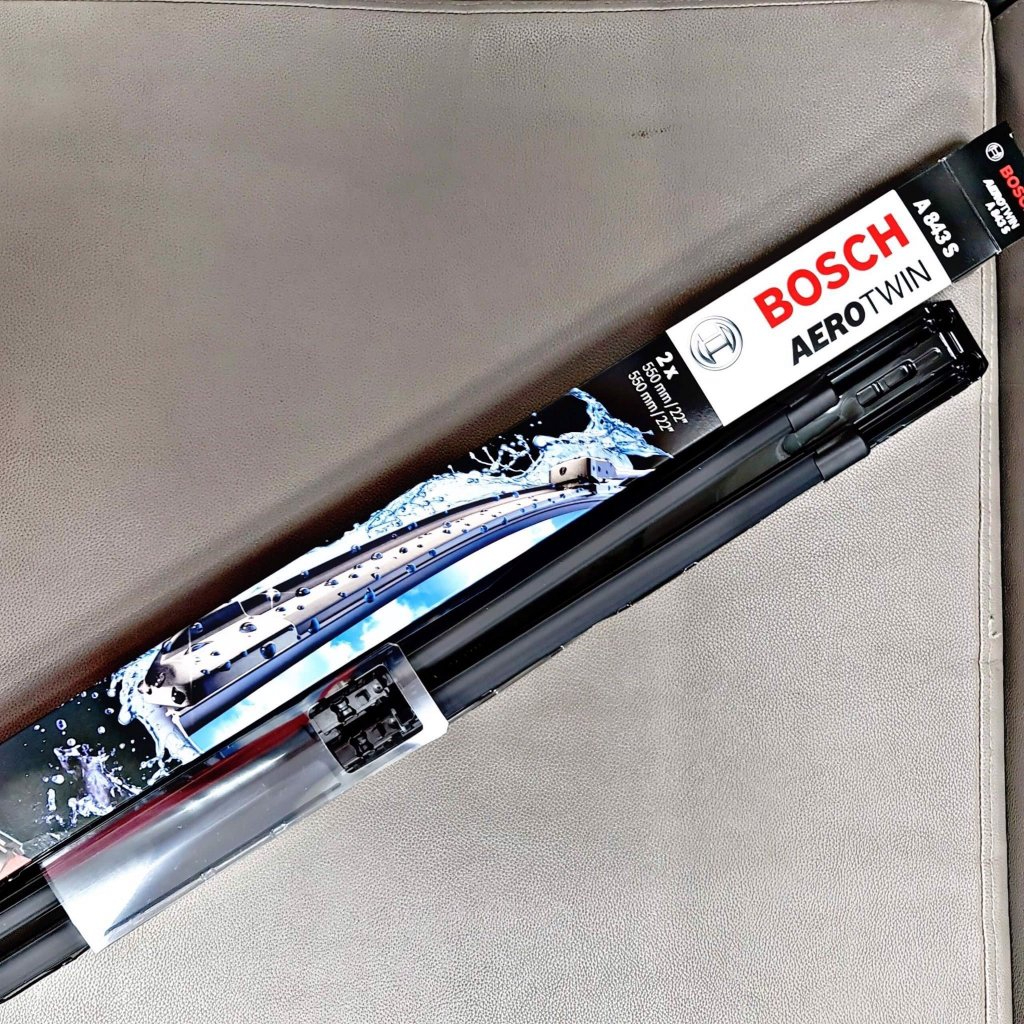 Gạt Mưa Bộ BOSCH AeroTwin Set A843S 22 inch – 22 inch Dành cho Xe Mercedes Serie C, Serie GLC