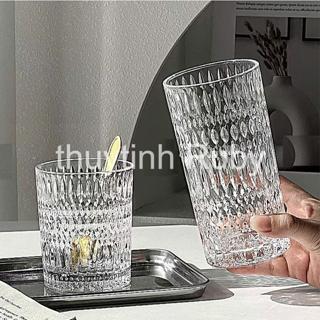 Ly rock thủy tinh pha lê, ly uống rượu whisky cốc uống rượu mạnh