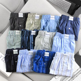 Quần Đùi Nam YOU Underwear Mặc Nhà, Đi Ngủ Thoải Mãi Với Chất Vải Kate Cotton Mềm Mịn Thoáng