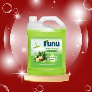 Nước lau sàn Funu sả chanh, sạch ngay sau một lần lau không cần lau lại với nước - Hàng chính hãng