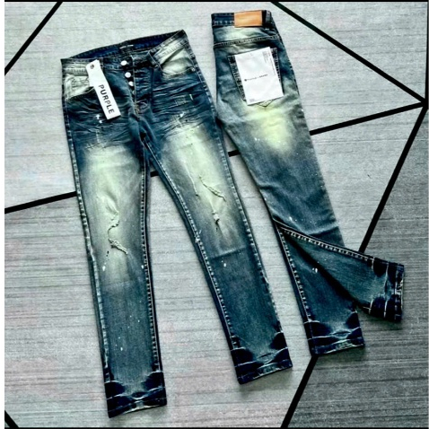 Quần jeans nam xanh pơ bồ boy phố cào xước,trơn hot mẫu mới-AHFASHION Menswear Pants Có Túi