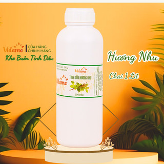 1 Lít tinh dầu hương nhu nguyên chất Vidame, hương thơm dễ chịu, thân thiện thiên nhiên, giá bán sỉ