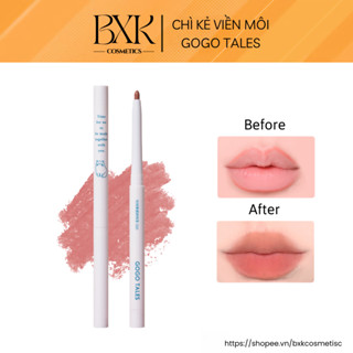 Chì kẻ môi GOGO TALES viền môi 3D hack môi Velvet Fog Lipliner bền màu lâu trôi BXK COSMETICS