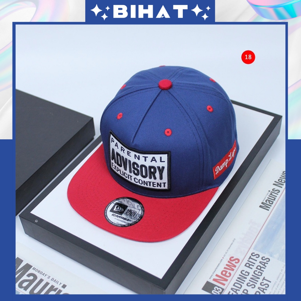 Mũ snapnack nam nữ, nón kết hiphop ADVISORY đẹp, mũ lưỡi trai phong cách hiphop MU94.1