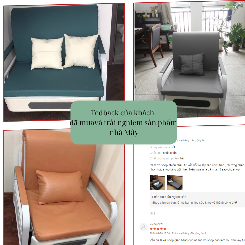 Sofa Giường Thông Minh Gấp Gọn Thành Ghế Đa Năng Có Hộc Để Đồ Kèm Nệm Và 2 Gối, Giường Sofa Hiện Đại Gấp Gọn Thành Ghế | BigBuy360 - bigbuy360.vn
