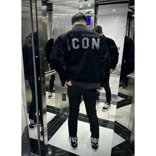 Áo Khoác Bomber Nam Nhung Tăm Trần Bông 3 lớp Thêu Da cao cấp