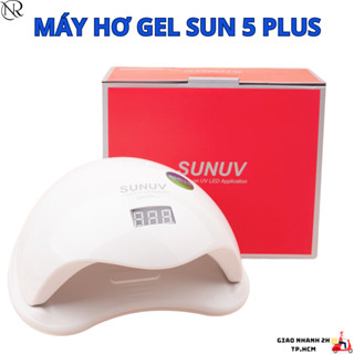  Máy hơ gel Sun 5 Plus 48W 36 bóng đèn  tem xanh  - Hàng chính hãng công ty Sun UV LED - Nails Red 