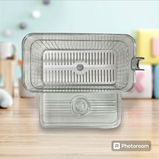 Hộp đựng bảo quản thực phẩm tủ lạnh có tay cầm kèm nắp đậy 4,5 lít , Chất liệu cao cấp, an toàn cho sức khỏe