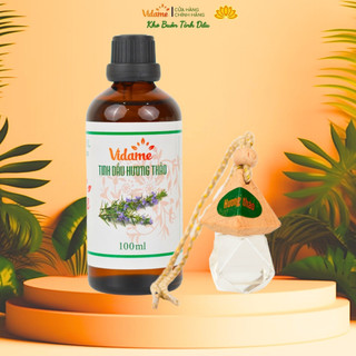 tinh dầu hương thảo VIDAME nguyên chất Chai 100ml, lọ treo xe hơi khử mùi, thơm phức mùi thiên nhiên