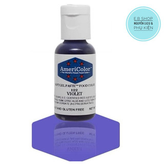 Màu AmeriColor - Tím Violet 21gr màu thực phẩm màu gel trang trí bánh