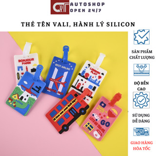 Thẻ hành lý name tag vali du lịch chống thất lạc cao cấp QT Auto247