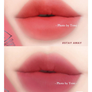 Son Kem Lì 3CE Blurring Liquid Lip 5.5g [Pull Off- So Over- Nude Scene- Bearberry]