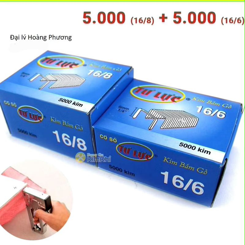 ghim bấm gỗ Tự Lực đủ size (5000kim)