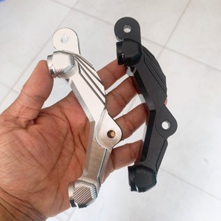  👉 Pas Trước  Pát CNC  gắn Heo 4 pis Tai Xanh chân 100mm đĩa size 260mm 267mm xe Ex135 Sirius 