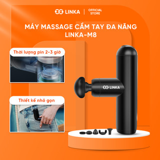 Máy Massage Cầm Tay Chính Hãng LINKA-M8, Máy Massage Cầm Tay Mini Giảm Đau Cơ, Máy Mát Xa Cổ Vai Gáy Bảo Hành 12 Tháng
